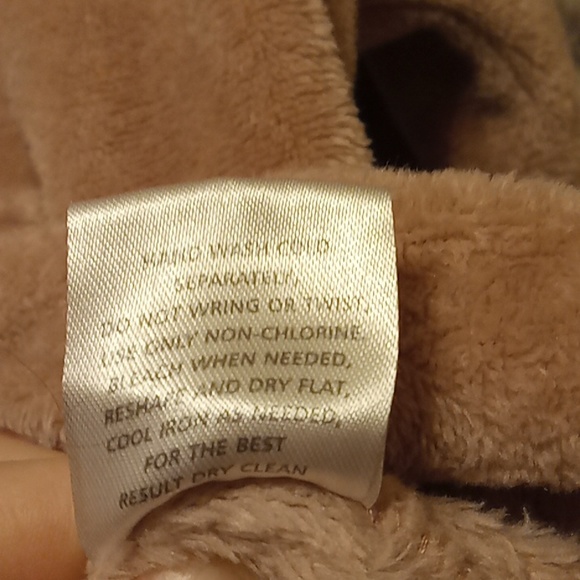 Hippie Rose crop fleece hooded pull over Med oversized 💙💙💙💙 - Picture 8 of 10